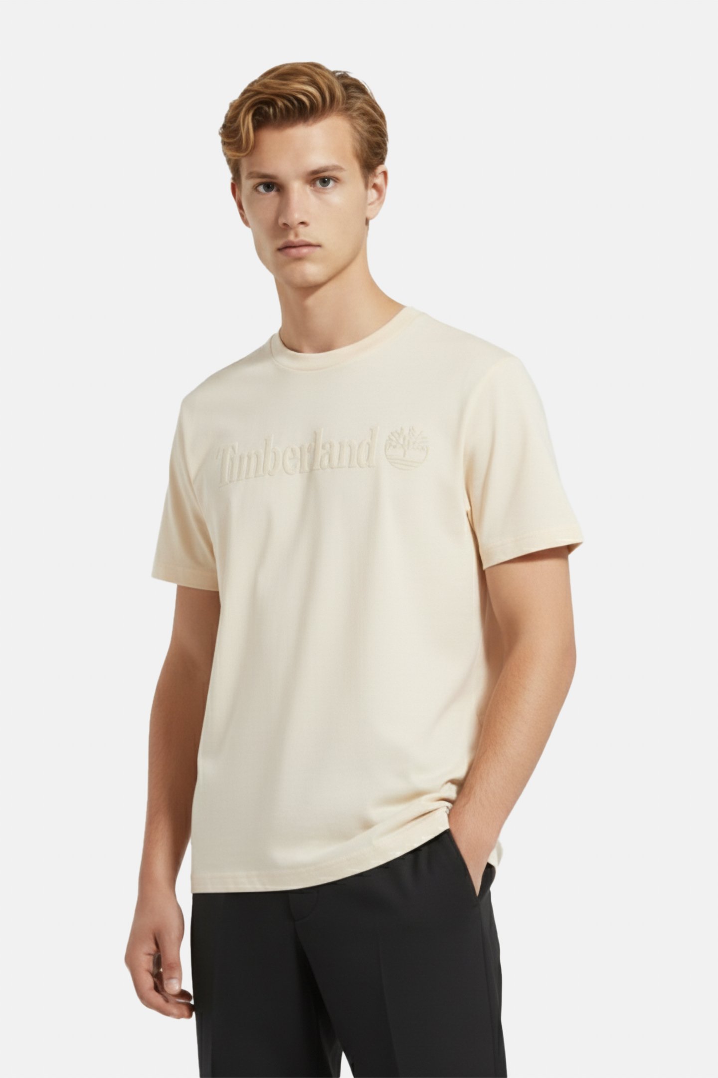 HAMPTHON SHORT SLEEVE TEE WHITE SMOKE 1