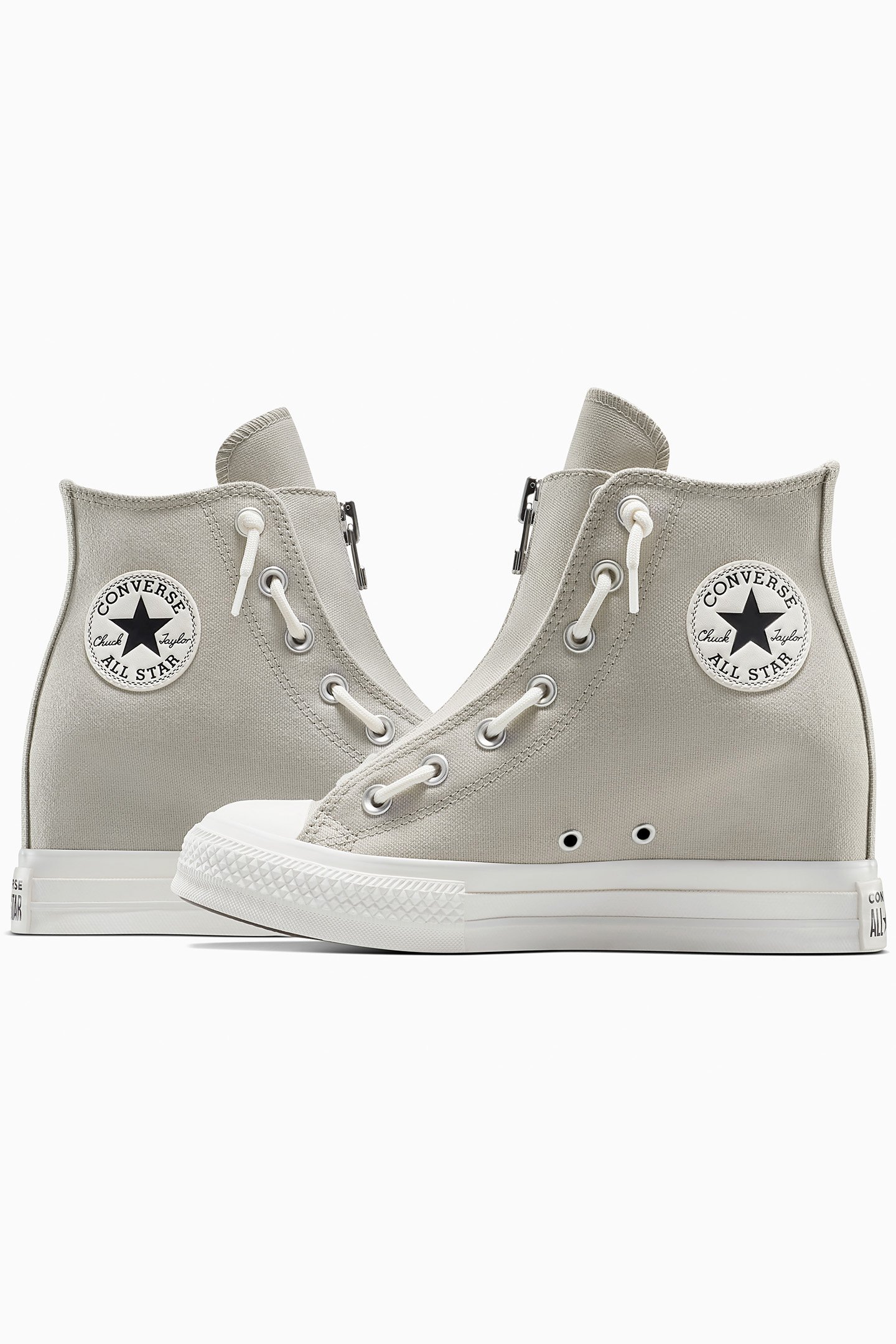 CHUCK TAYLOR ALL STAR WEDGE PLATFORM PAPYRUS/EGRET/BLACK 10