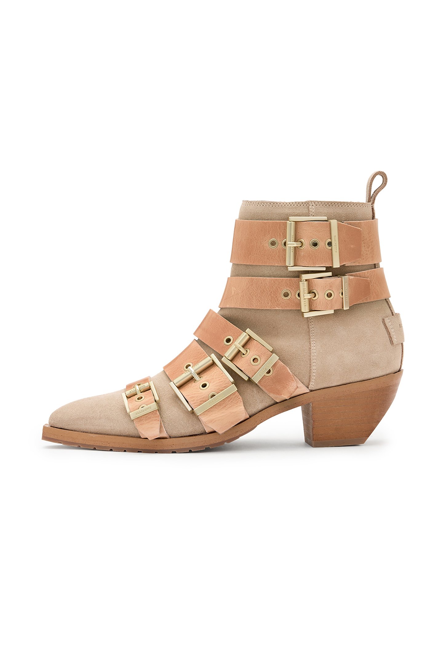 JANE BUCKLE BOOT SAND BROWN by AllSaints
