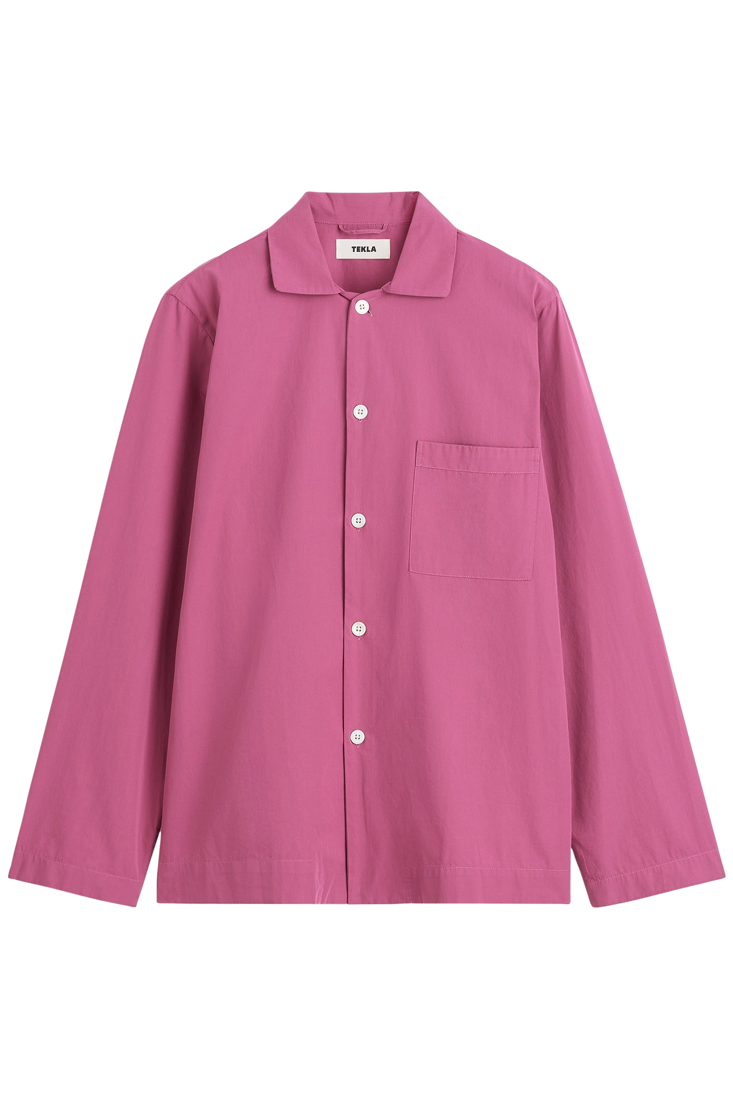 UNISEX POPLIN PYJAMAS SHIRT LINGONBERRY 4