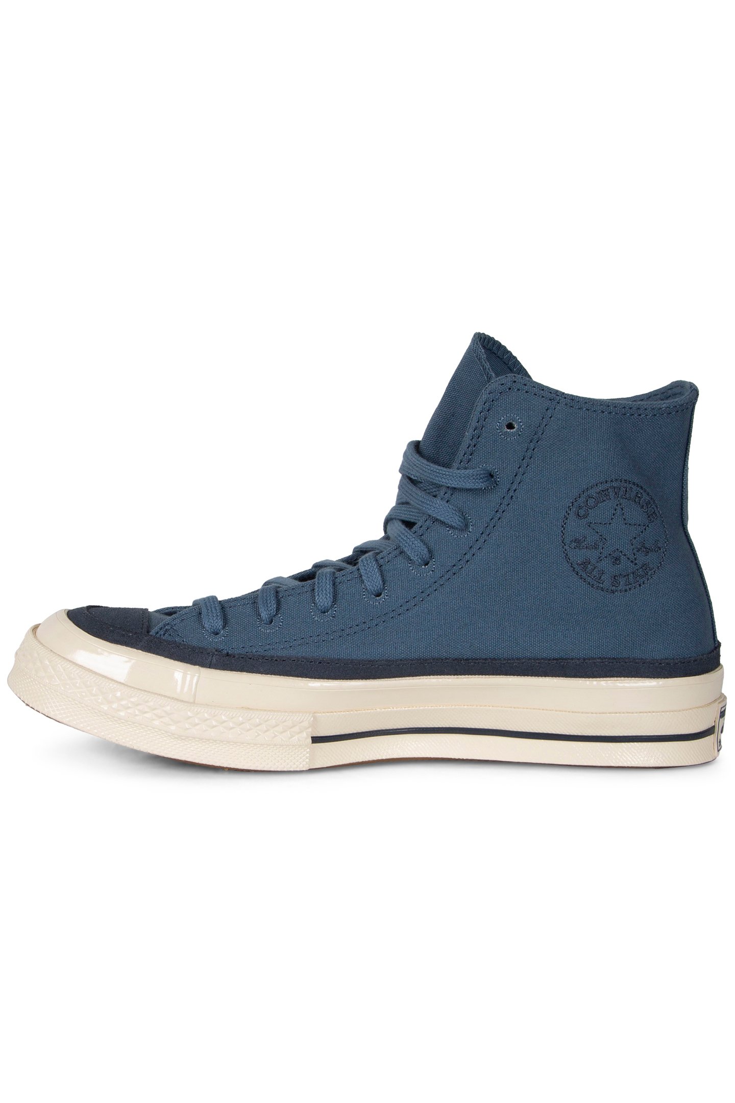 UNISEX CHUCK 70 CANVAS & SUEDE LAKESIDE BLUE/MIDNIGHT PASS 3