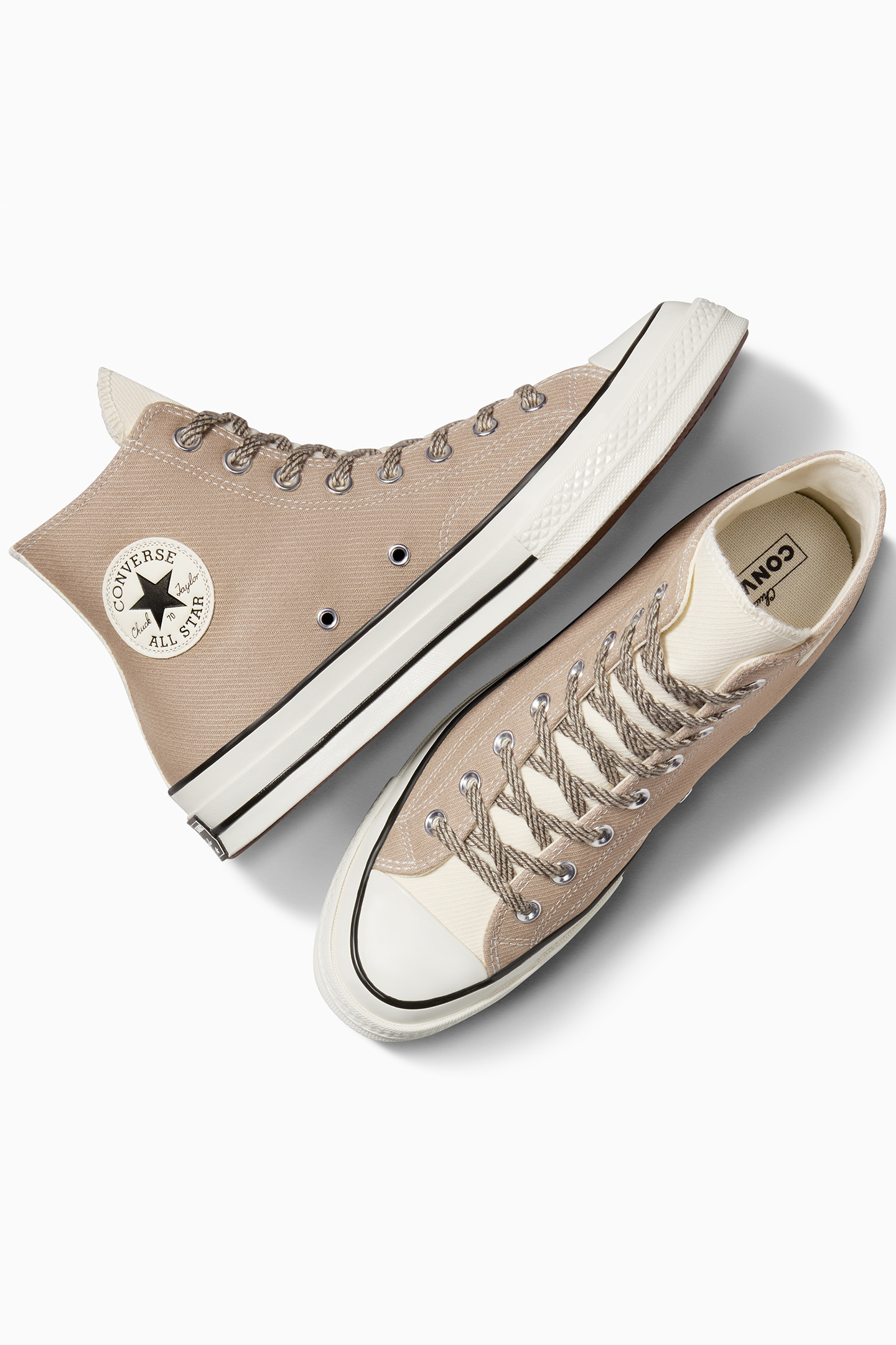 UNISEX CHUCK 70 DUAL TONE VINTAGE CARGO/BLACK/EGRET 6