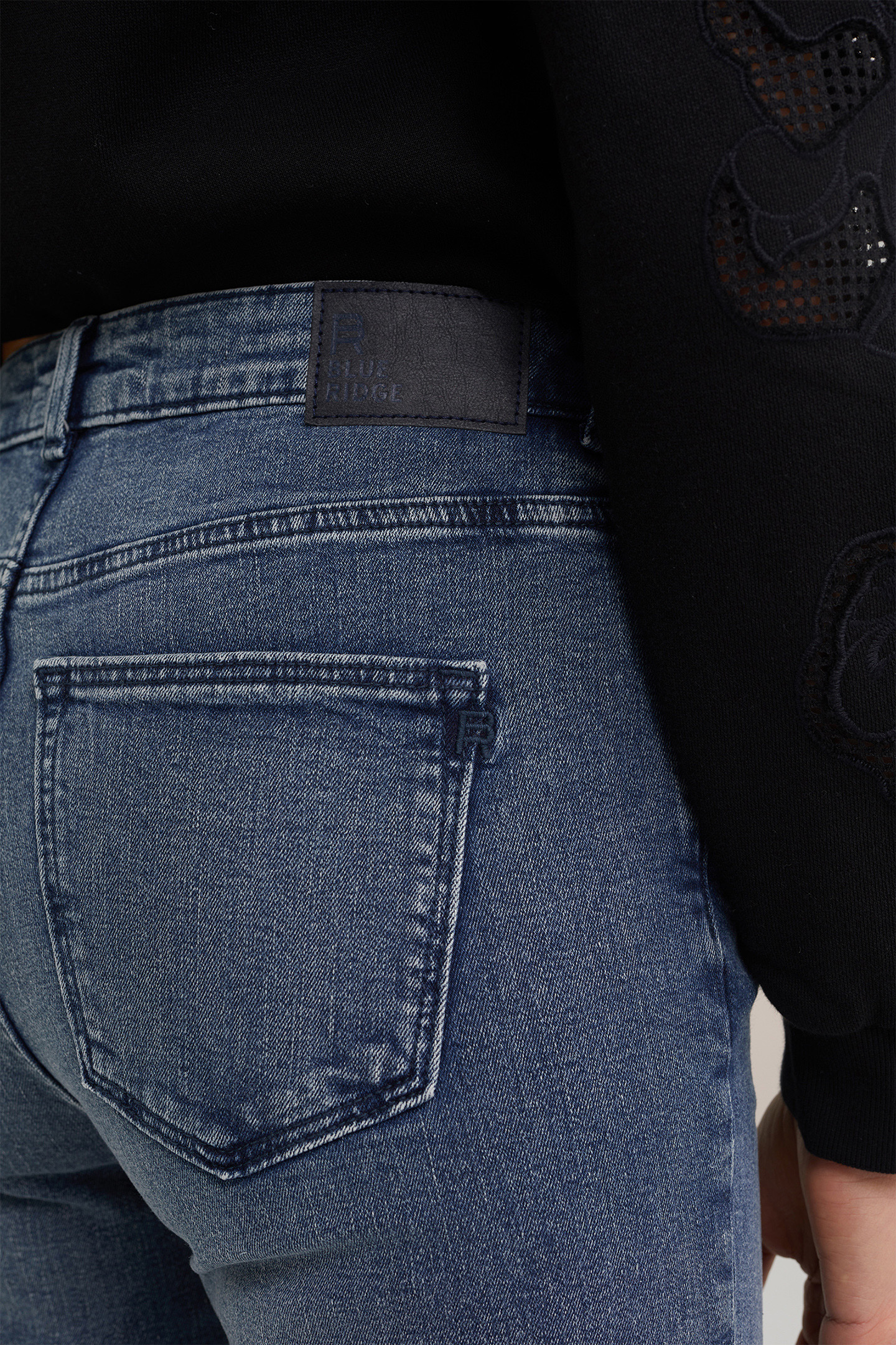 5-POCKET HIGH WAIST GREYISH BLUE 6