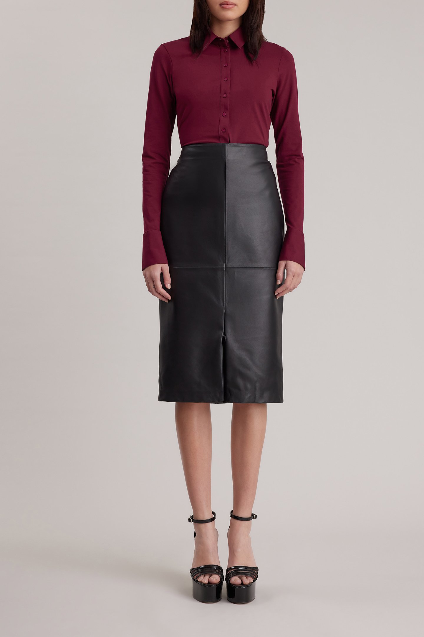 NUAGE CHEMISE BURGUNDY 1