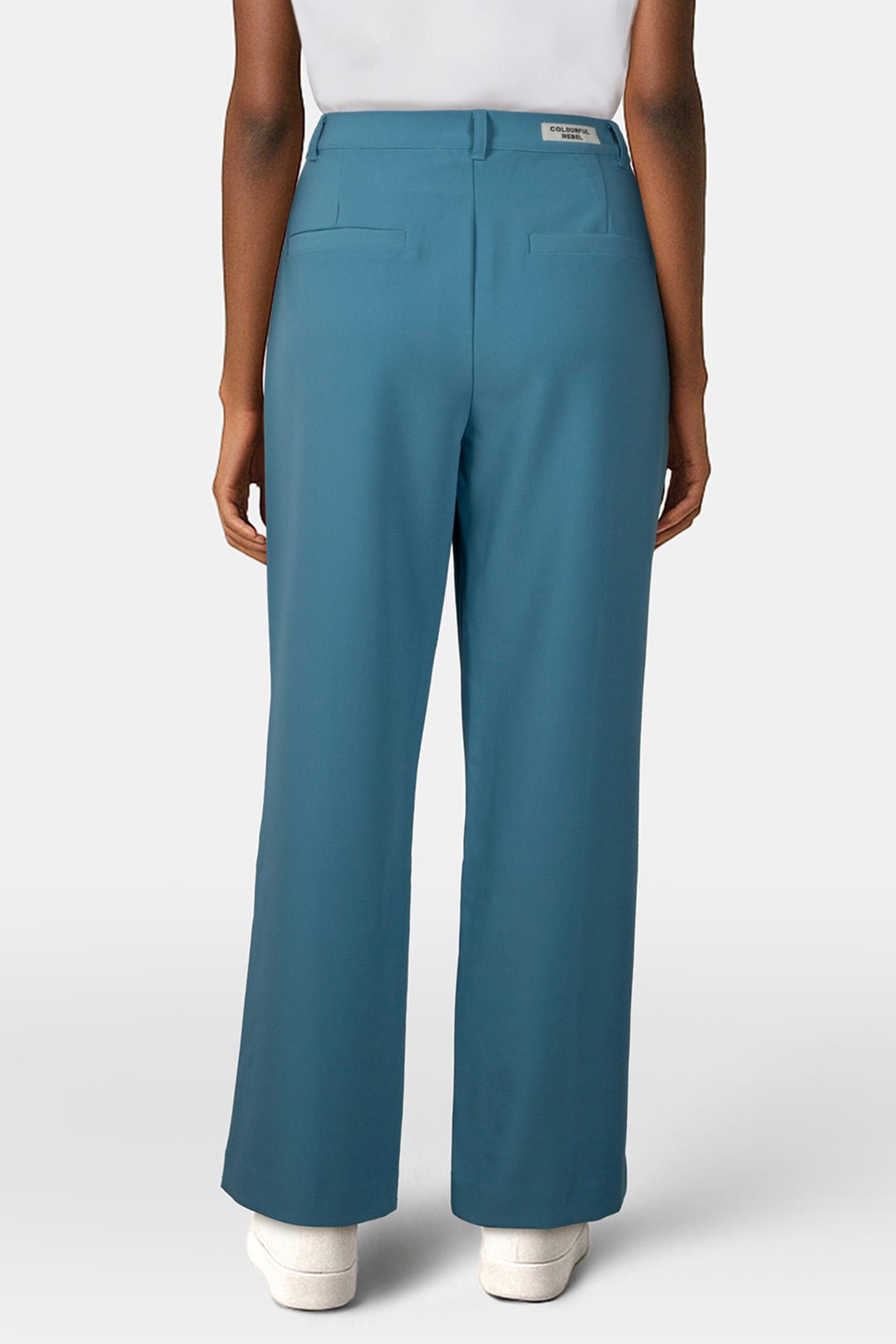 RUS UNI PINTUCK STRAIGHT PANTS ADRIATIC BLUE 2