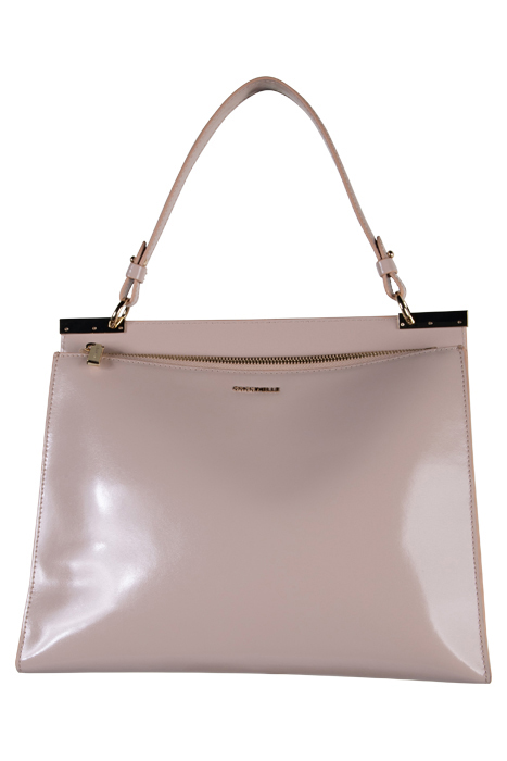 SHINY LEATHER SATCHEL BAG 3