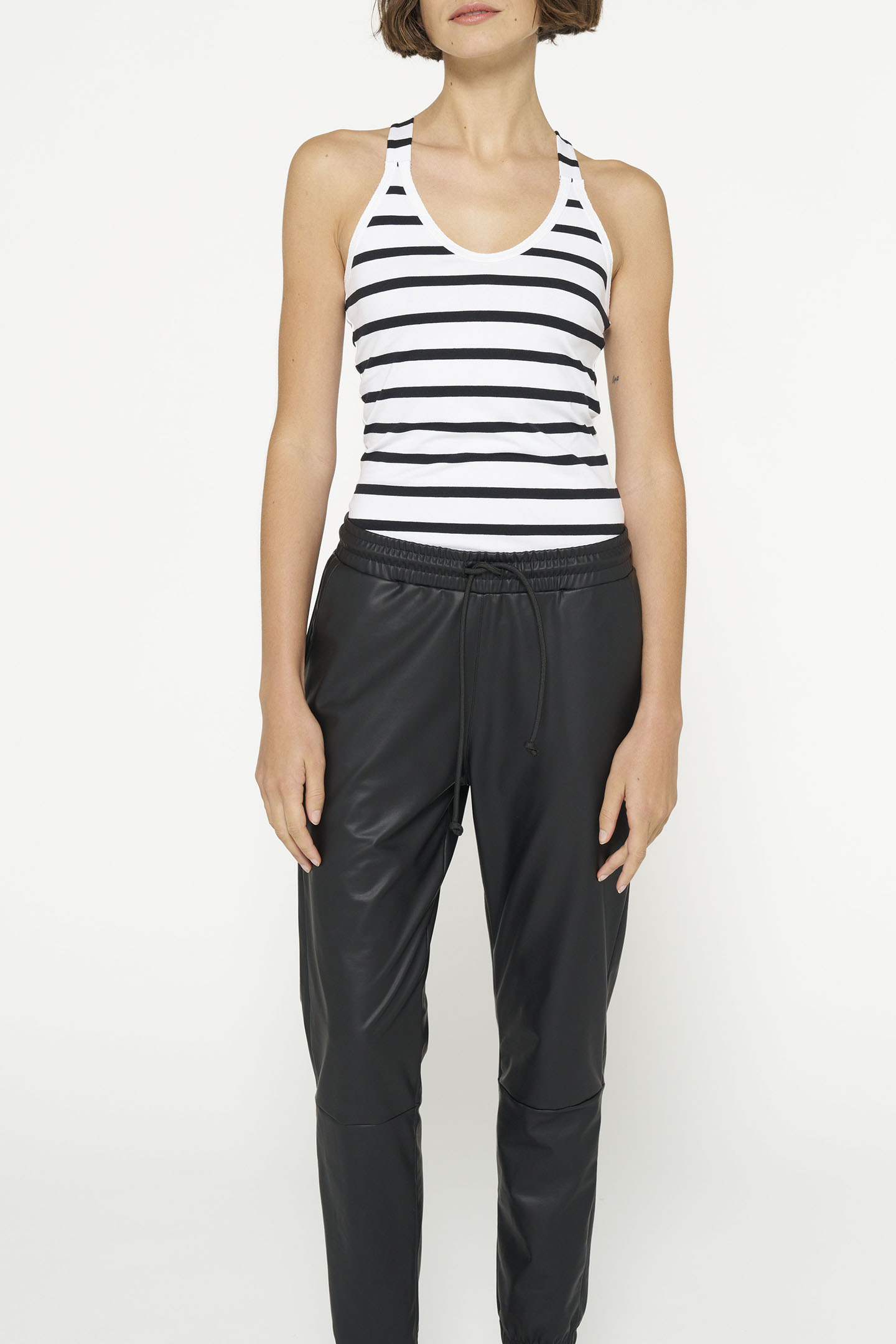 THE WRAPPER STRIPE WHITE/BLACK 1