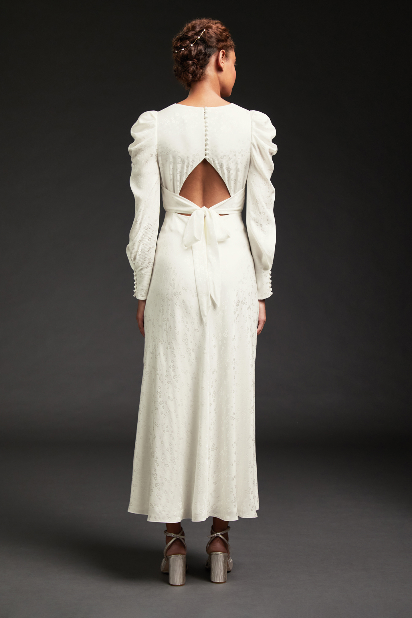 DR ROSE - V NECK BRIDAL IVORY 3