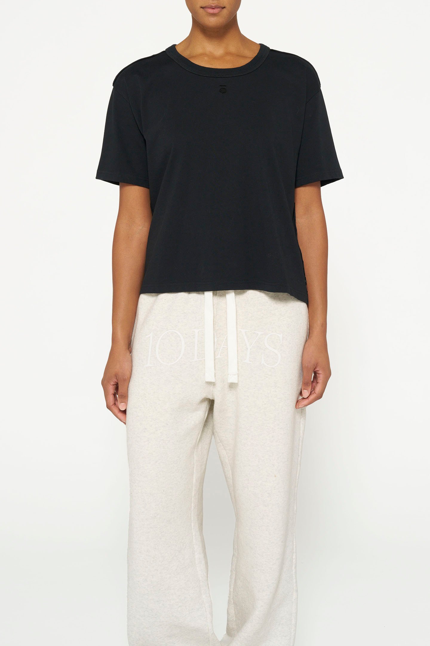 THE THICK COTTON TEE BLACK 1