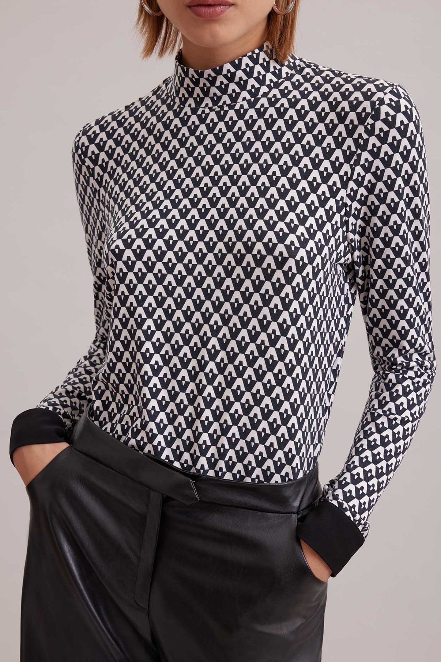 MYRZA TEE-SHIRT BLACK/WHITE 1