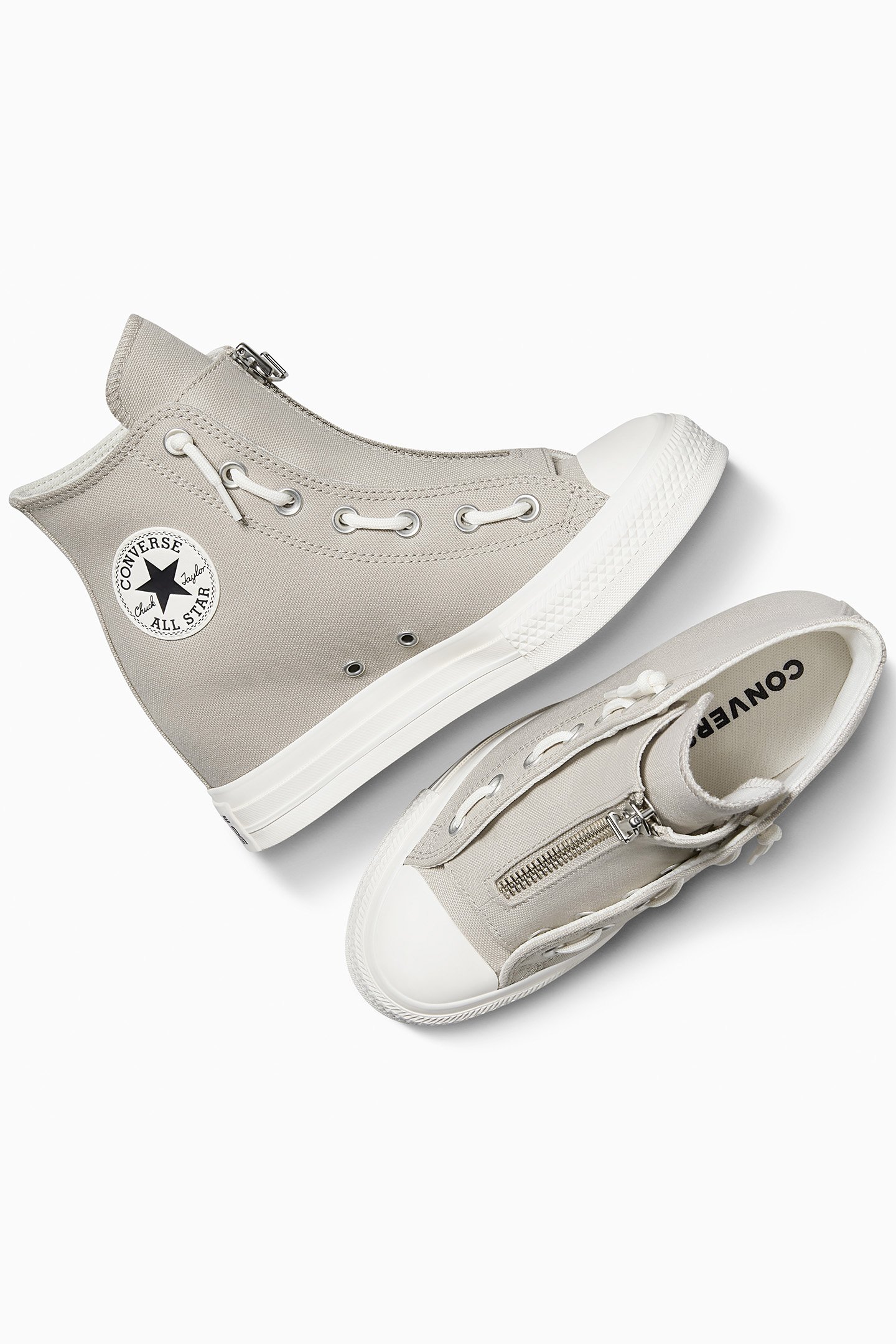 CHUCK TAYLOR ALL STAR WEDGE PLATFORM PAPYRUS/EGRET/BLACK 9