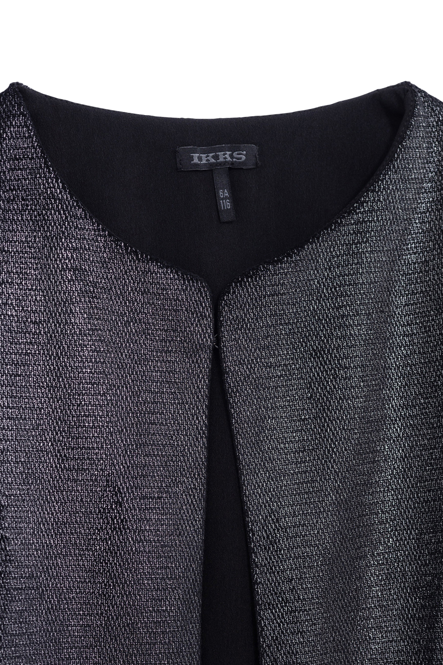 SILVER VELVET METALLIC SHORT JACKET 3