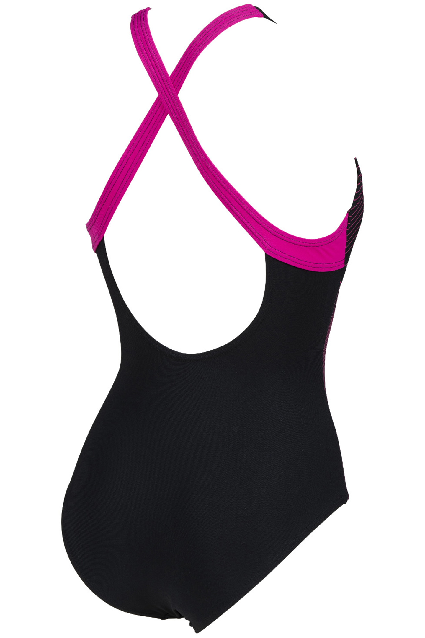 W FULVIA EMBRACE BACK ONE PIECE BLACK ROSE VIOLET 9