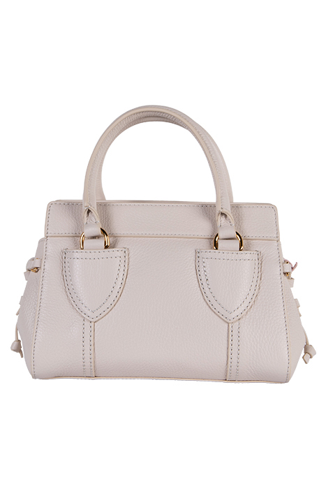 GRAINED LEATHER HANDBAG 4