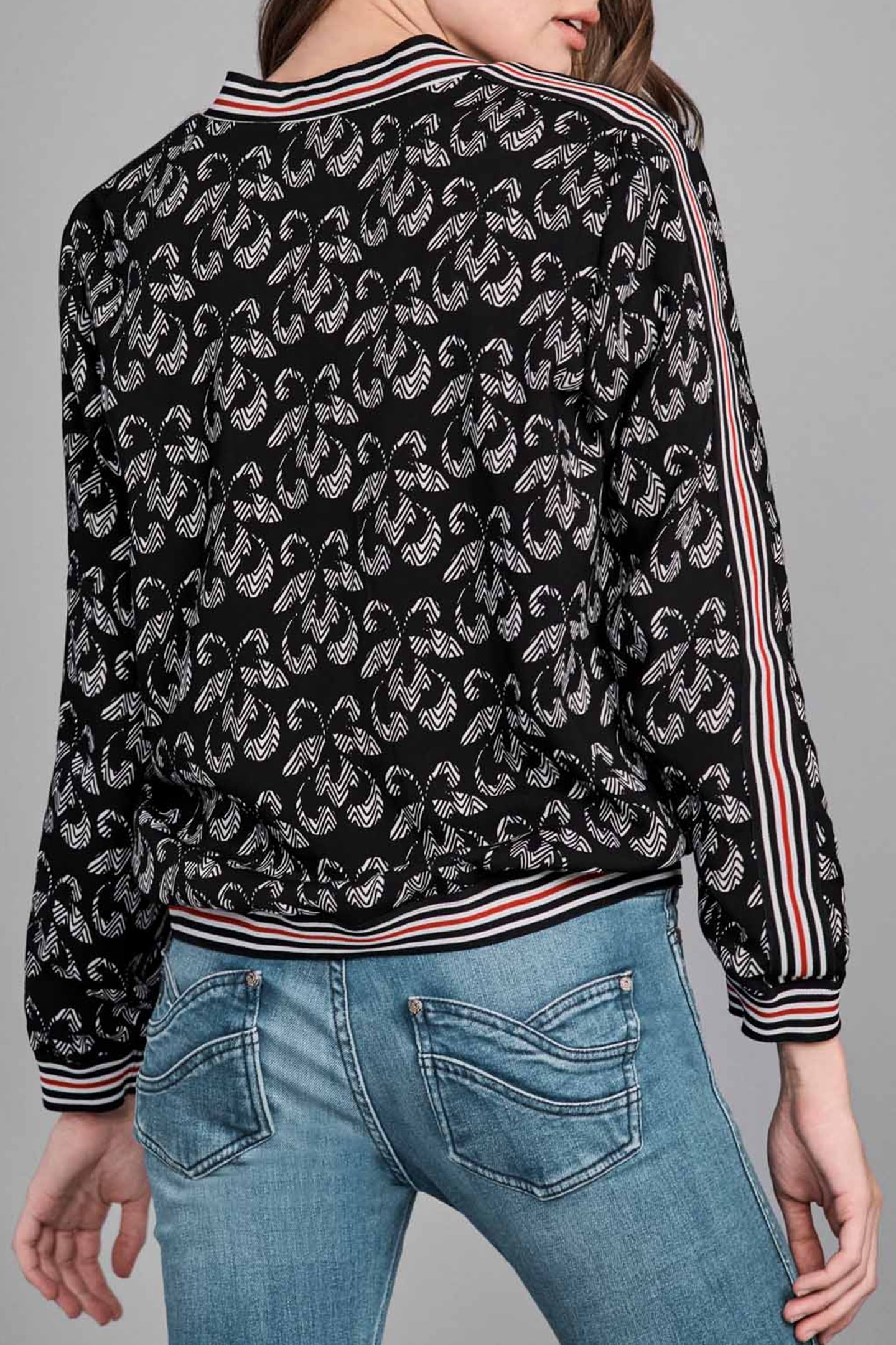 VIANNE VESTE BLACK/WHITE 2