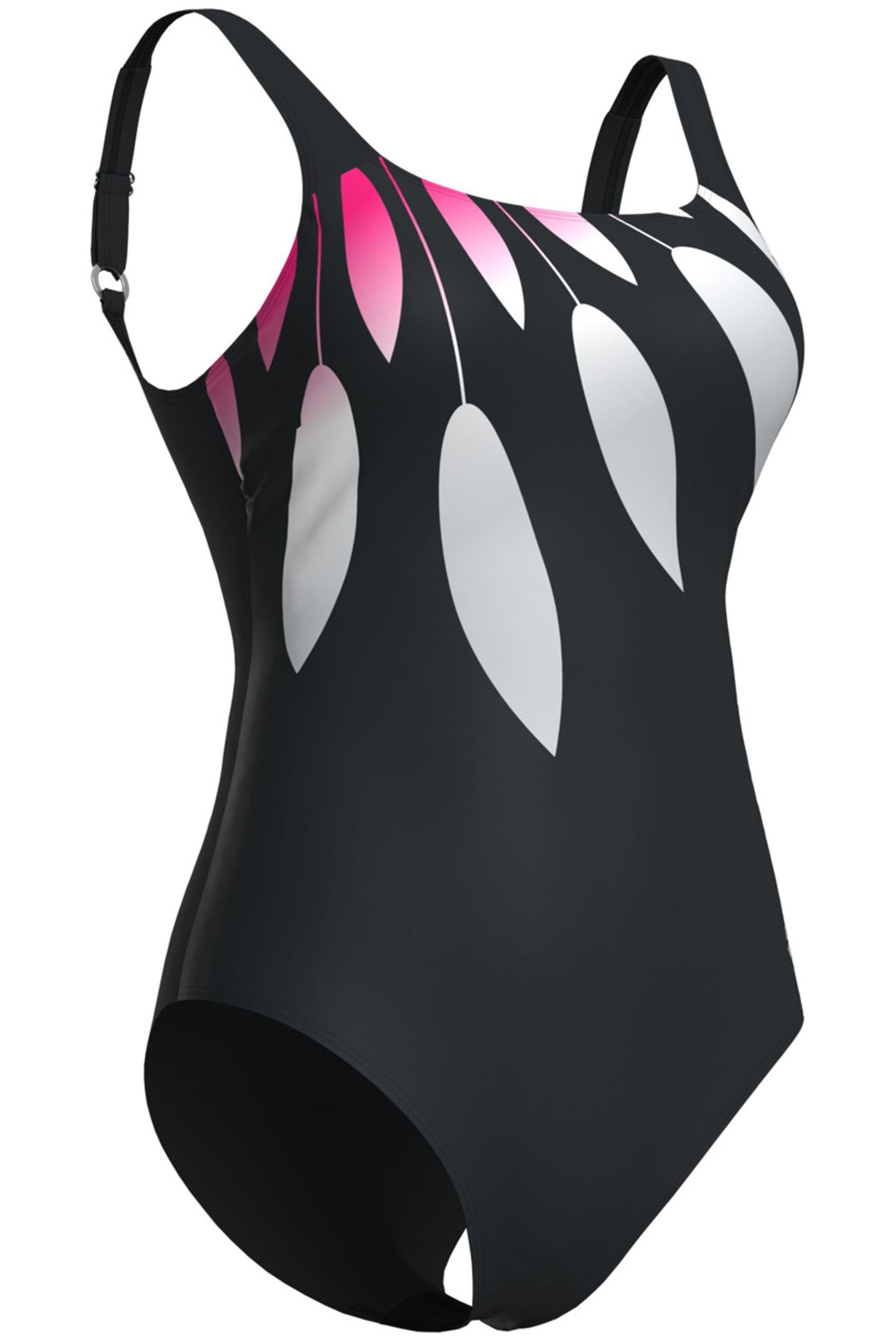 WOMEN'S ARENA SWIMSUIT GIULIANA SQUARED NIGHT GREY NIGHT GRE 9