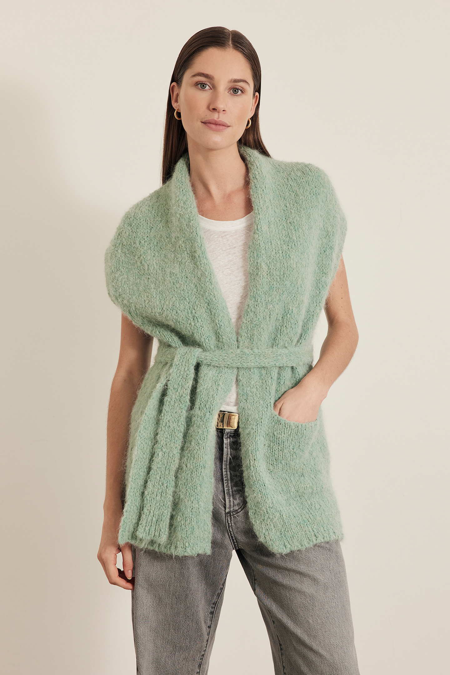 BERNOU CARDIGAN MINT 1