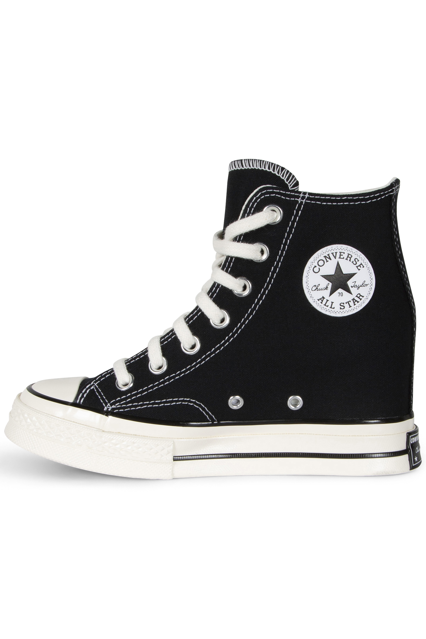 CHUCK 70 WEDGE HI BLACK/EGRET/WHITE BLACK/EGRET/WHITE 3