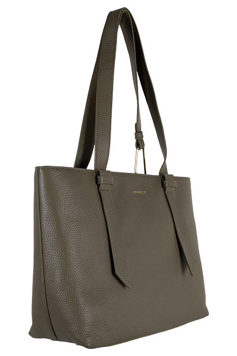 GRAINED LEATHER TOTE BAG 4