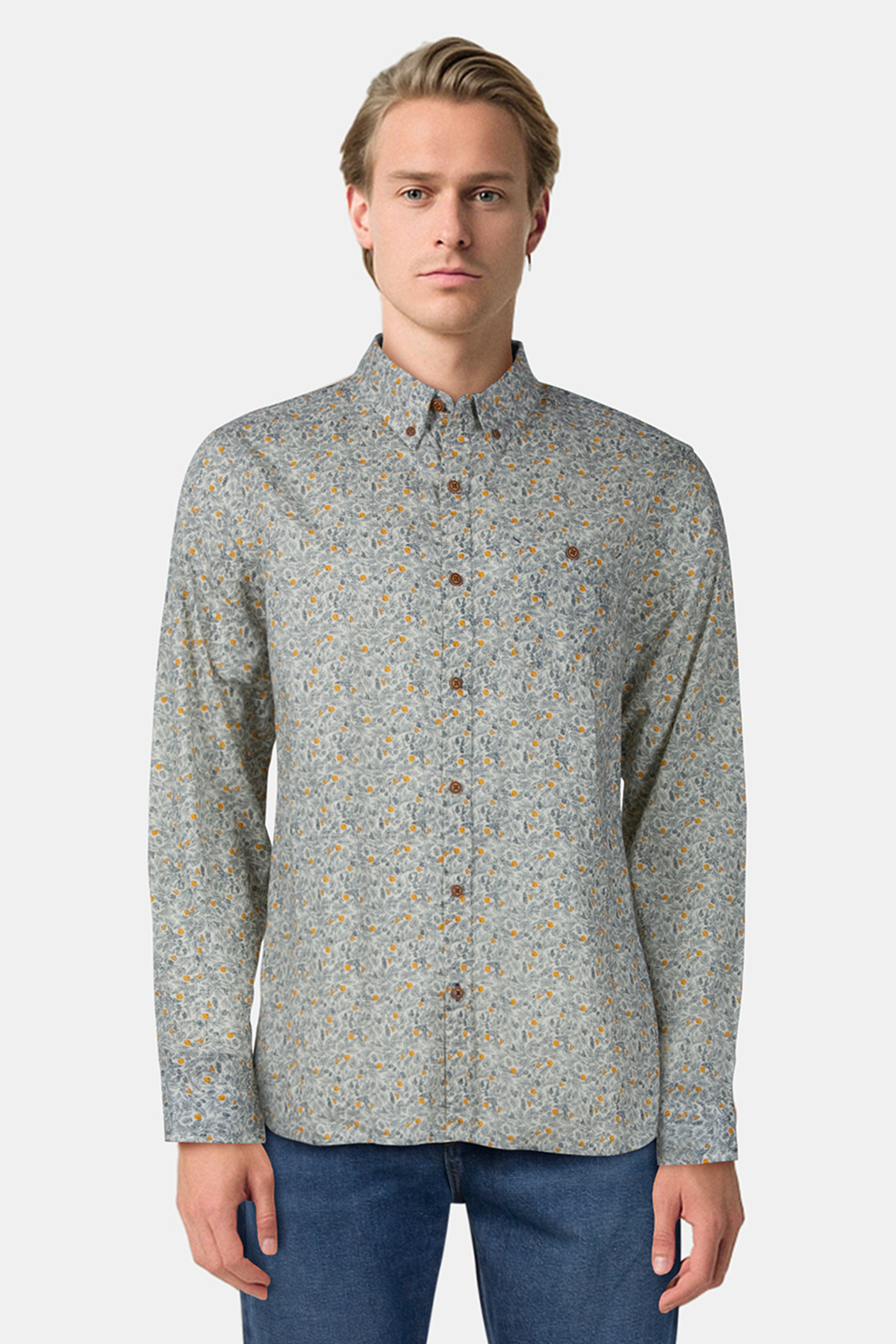 CLEMENTINE PRINT SHIRT IVORY MULTI 1