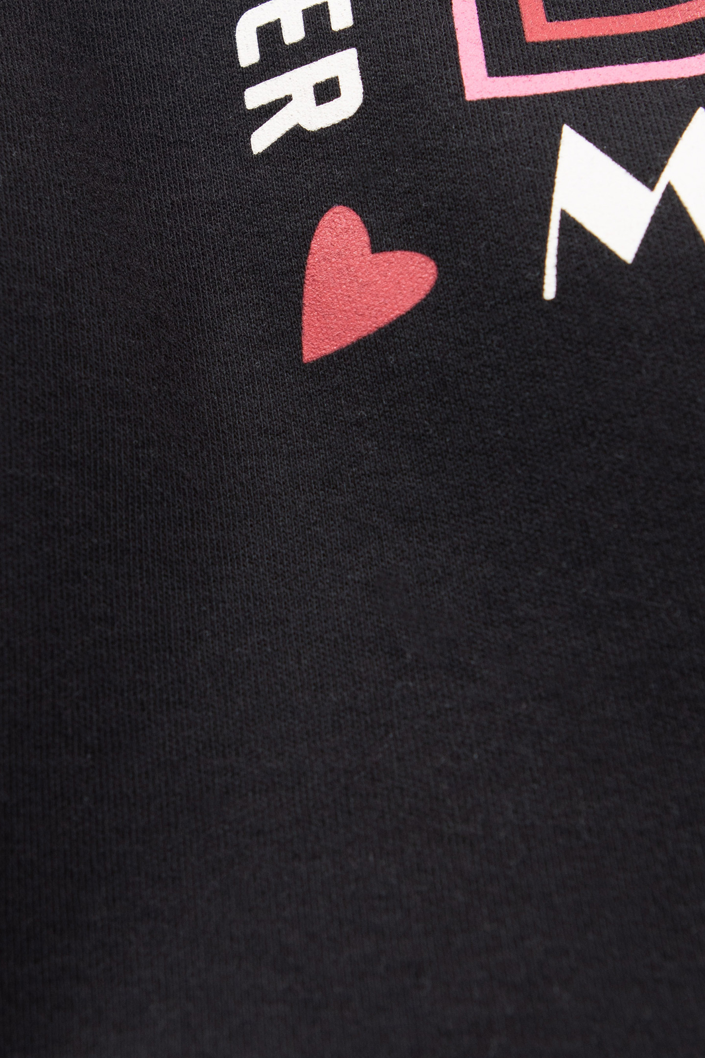 BLACK T-SHIRT WITH SLOGAN FRAME IMAGE BLACK 6