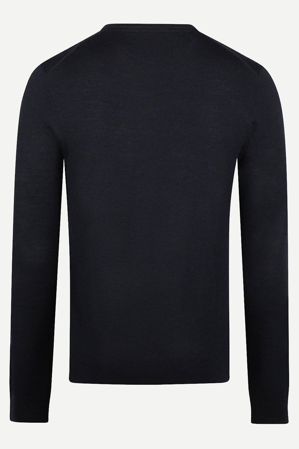 FINE MERINO V-NECK SWEATER NAVY 3