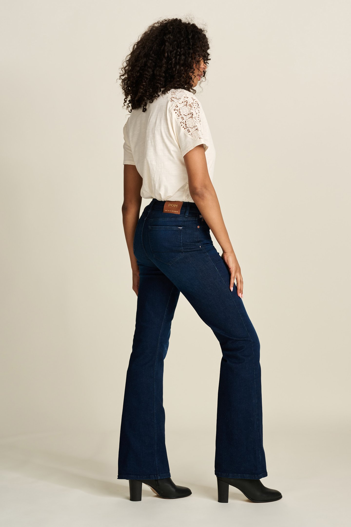 JEANS - ESMEE FLARE DARK BLUE 5