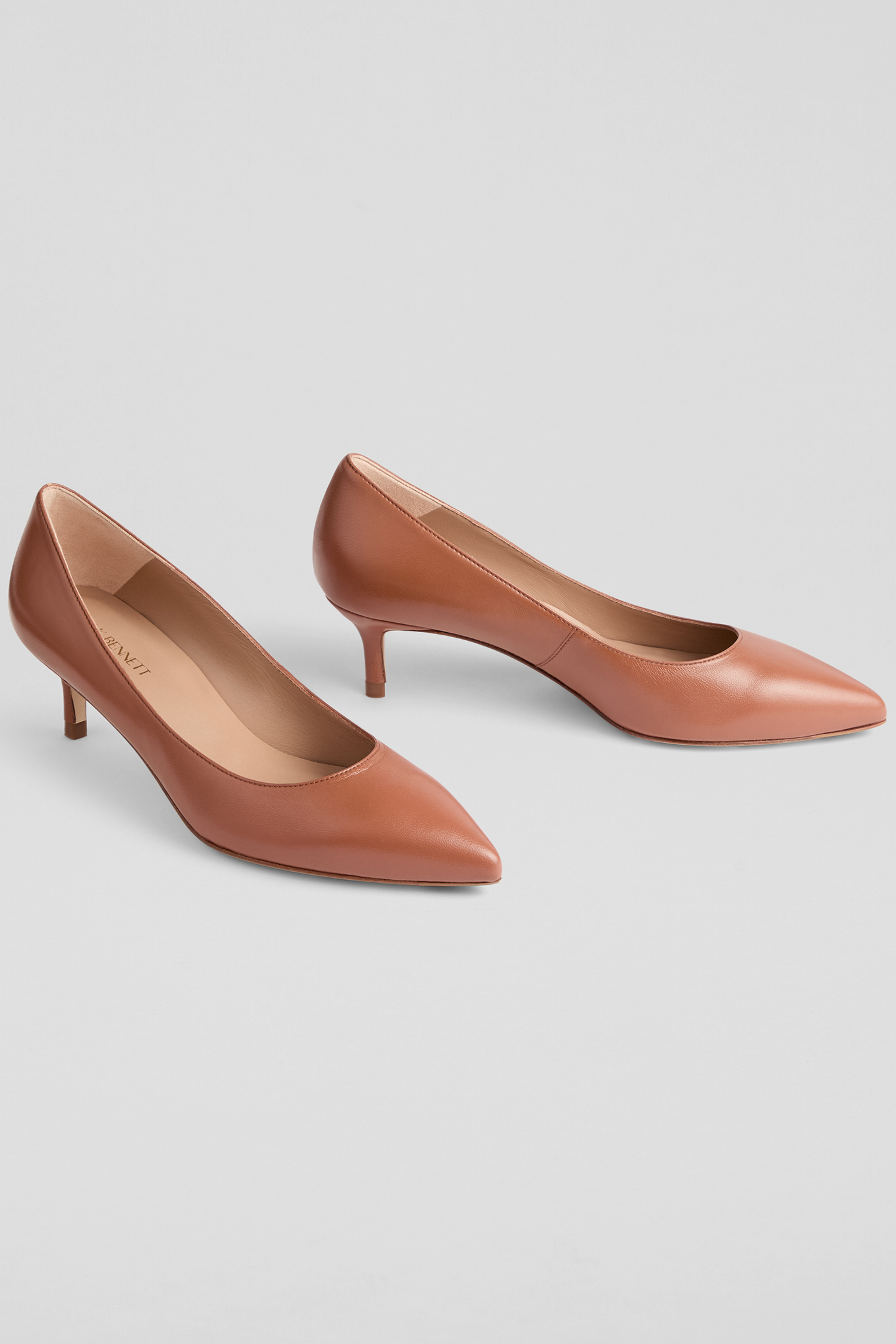 CC AUDREY KITTEN HEEL TAN 3