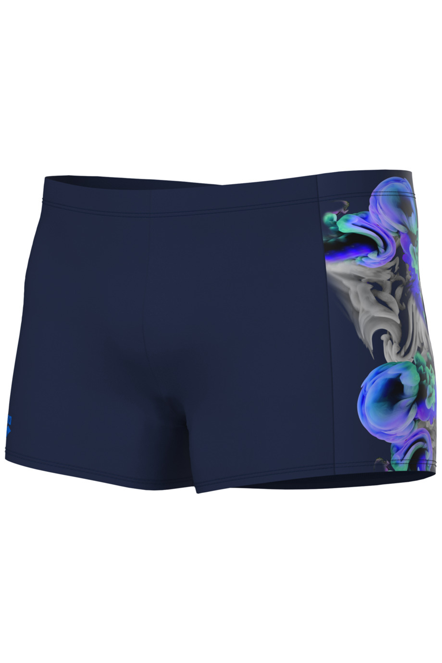 MEN'S ARENA IMAGINARY SWIM SHORT NAVY MULTI 8