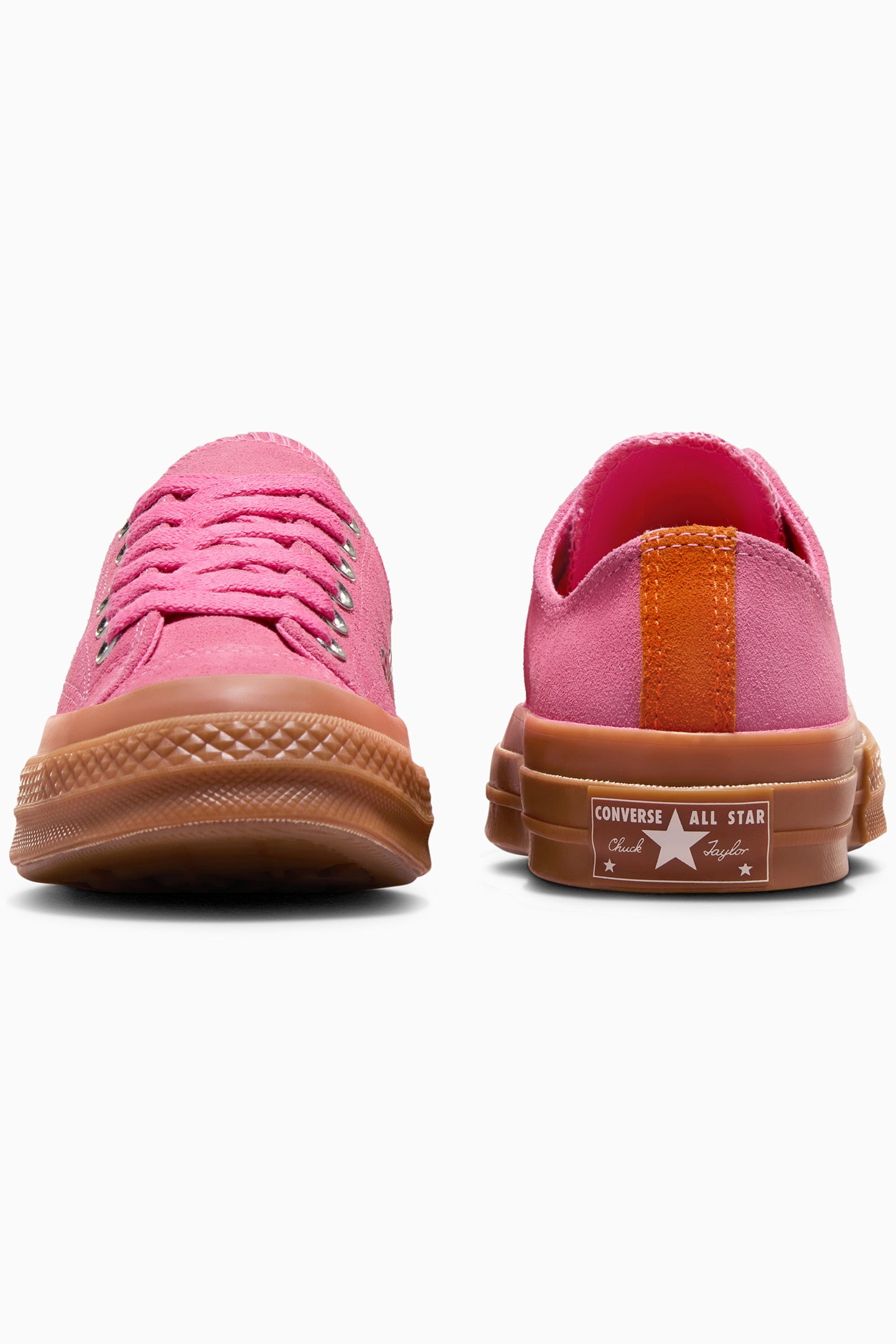 UNISEX CHUCK 70 SUEDE OOPS PINK/GUM HONEY/ORANGE 3