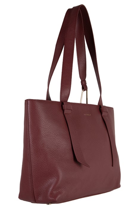 GRAINED LEATHER TOTE BAG 4