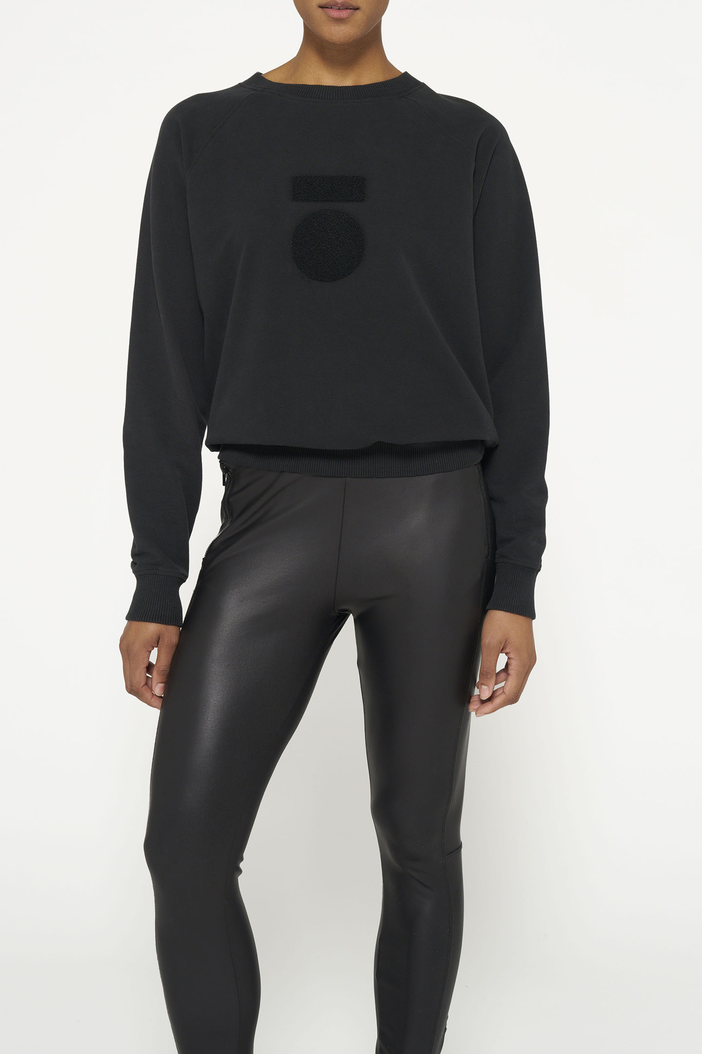 THE LEATHERLOOK LEGGINGS BLACK 6