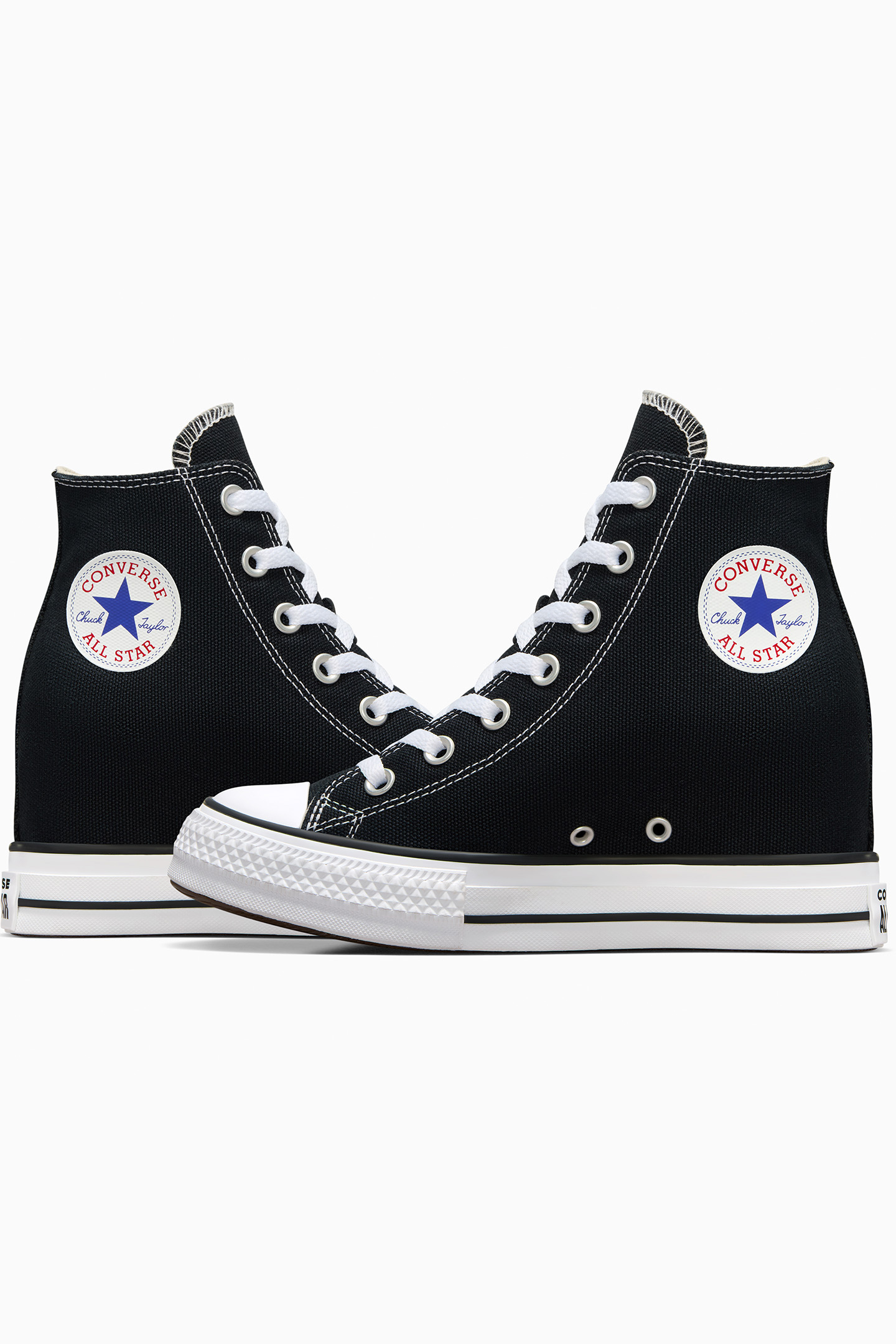 CTAS WEDGE HI BLACK/RED BLACK/RED 10