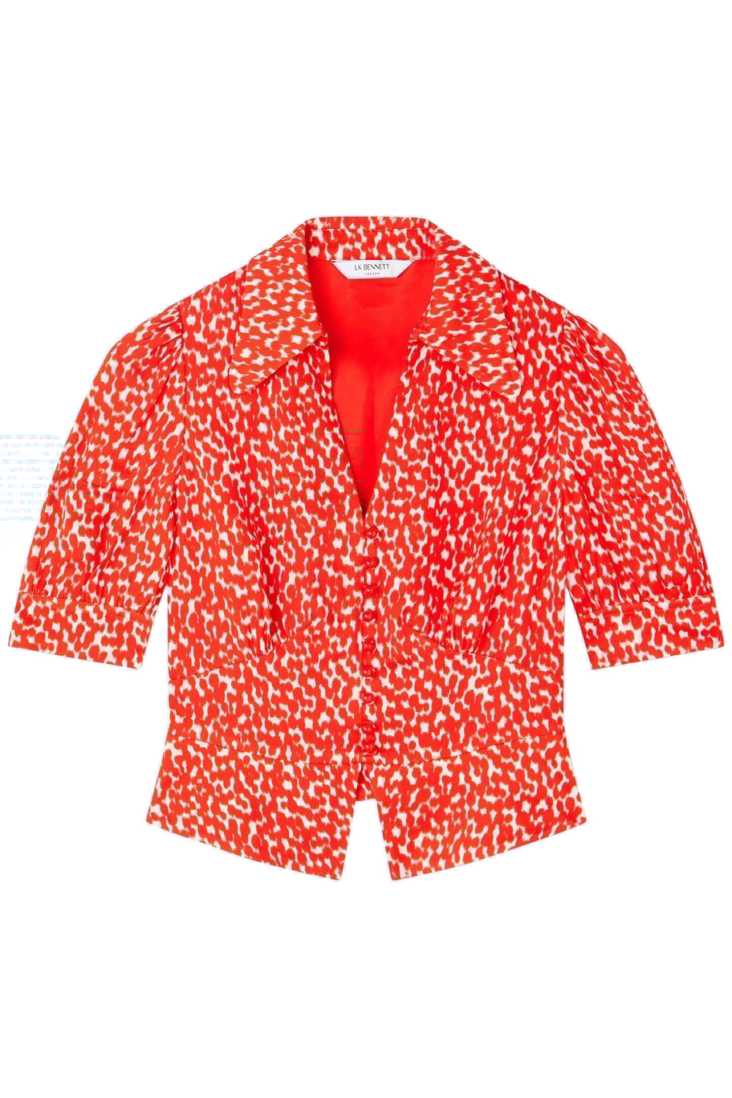 TW SOPHIE IKAT BLOUSE RED 4