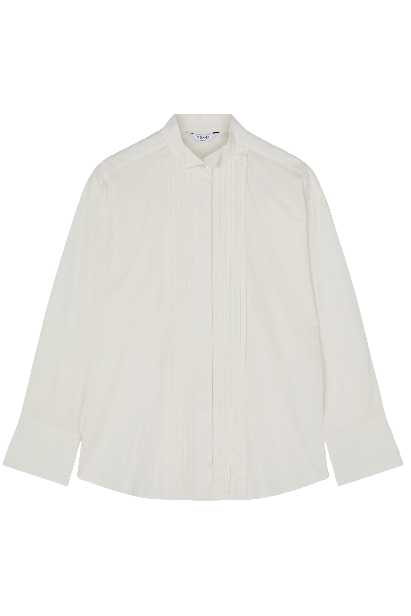 TW COLETTE PLEAT SHIRT WHITE 3
