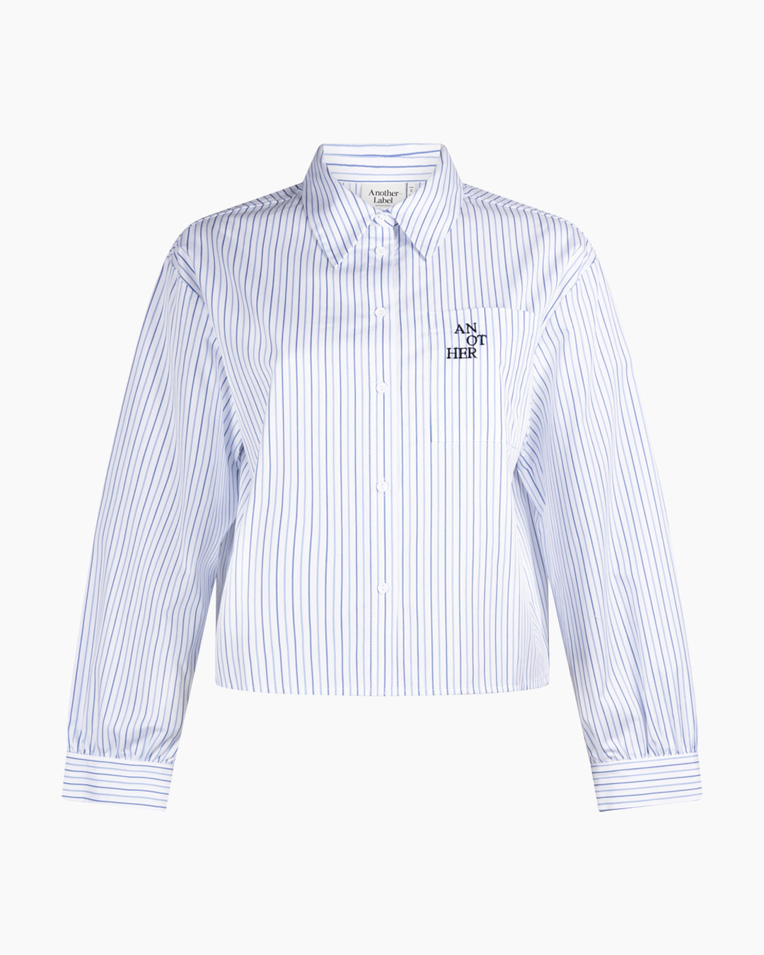 DIEGA SHIRT LONG SLEEVE BLUE WHITE STRIPE 2