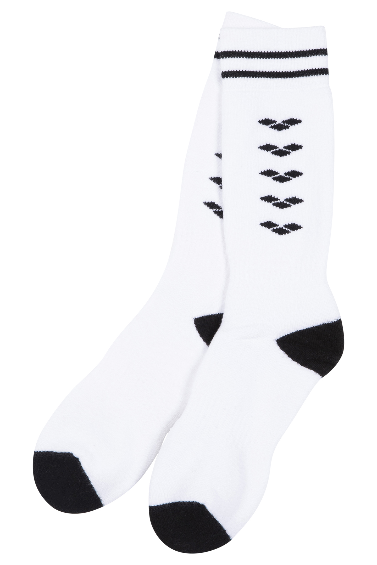 ICONS SOCKS WHITE-BLACK 1