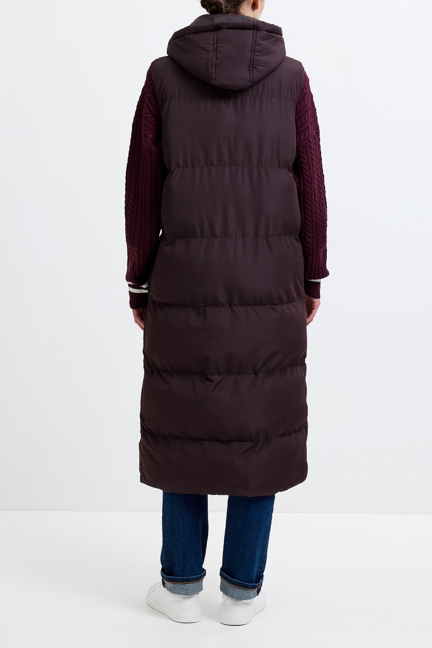 ROW GILET L CHOCOLATE 2