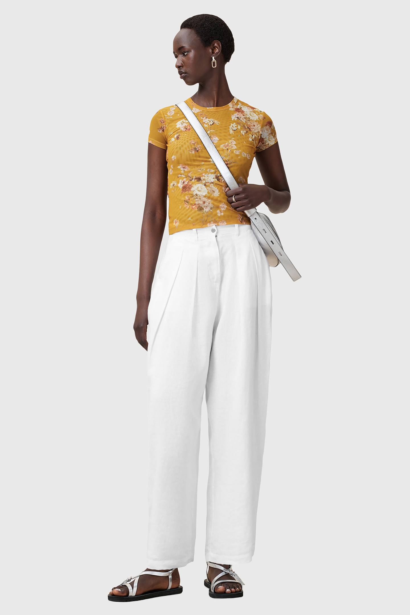 ELLIE MESH TEE ARMADA DEEP YELLOW 5