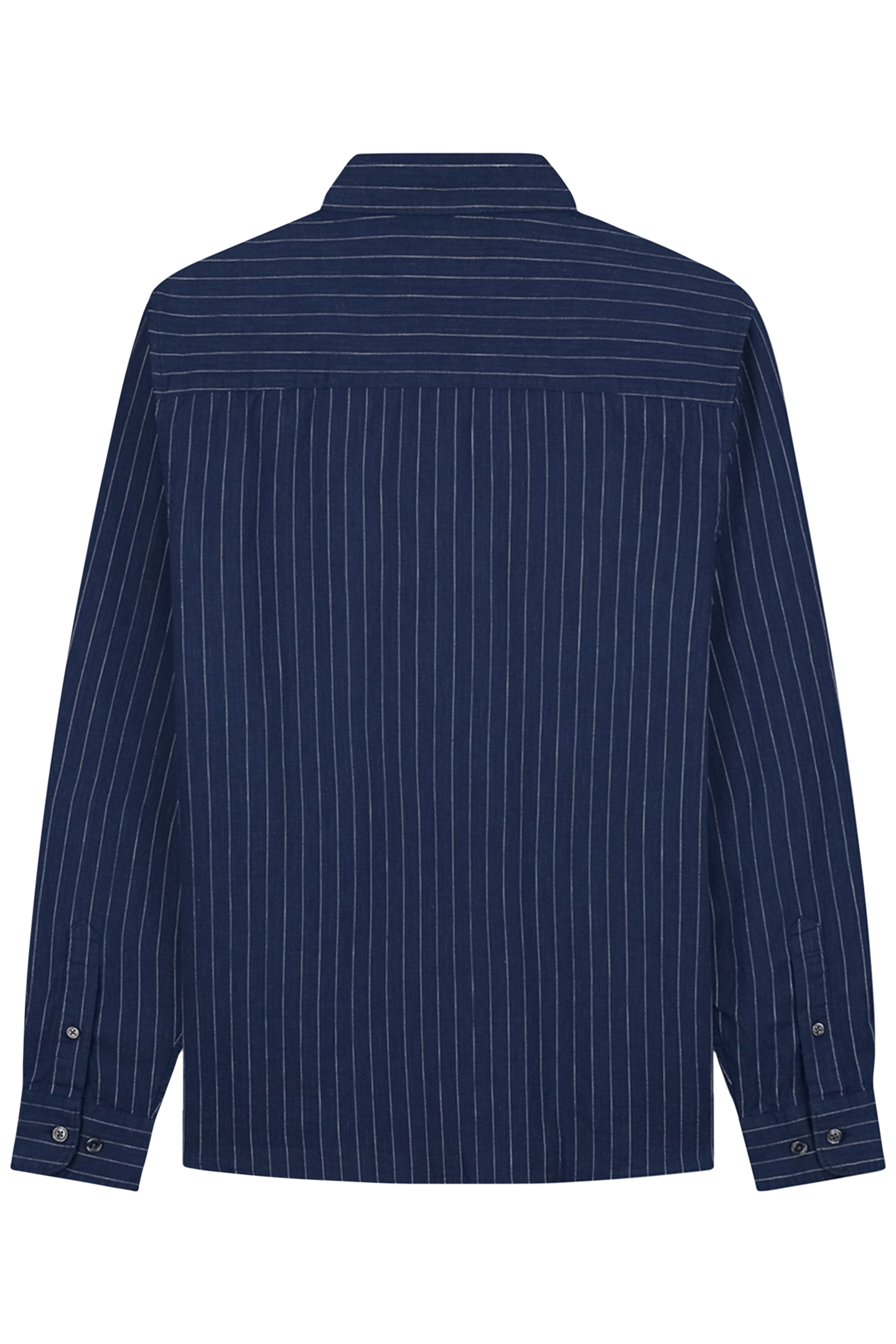 WAL – JAMES SHIRT DARK BLUE STRIPED 5