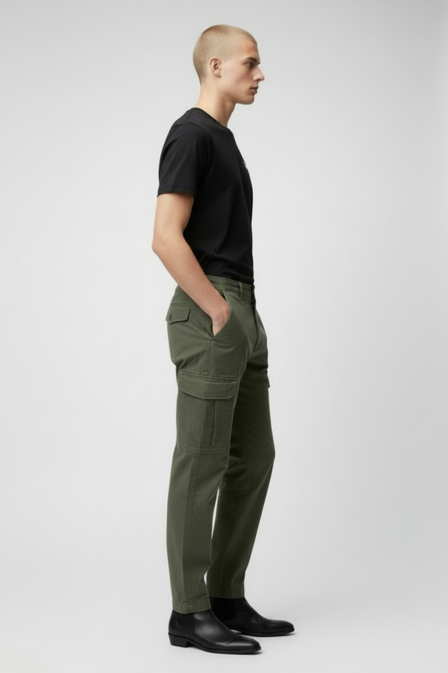 GRAPHIC CREWNECK TEE POSTER LOGO BLACK 3