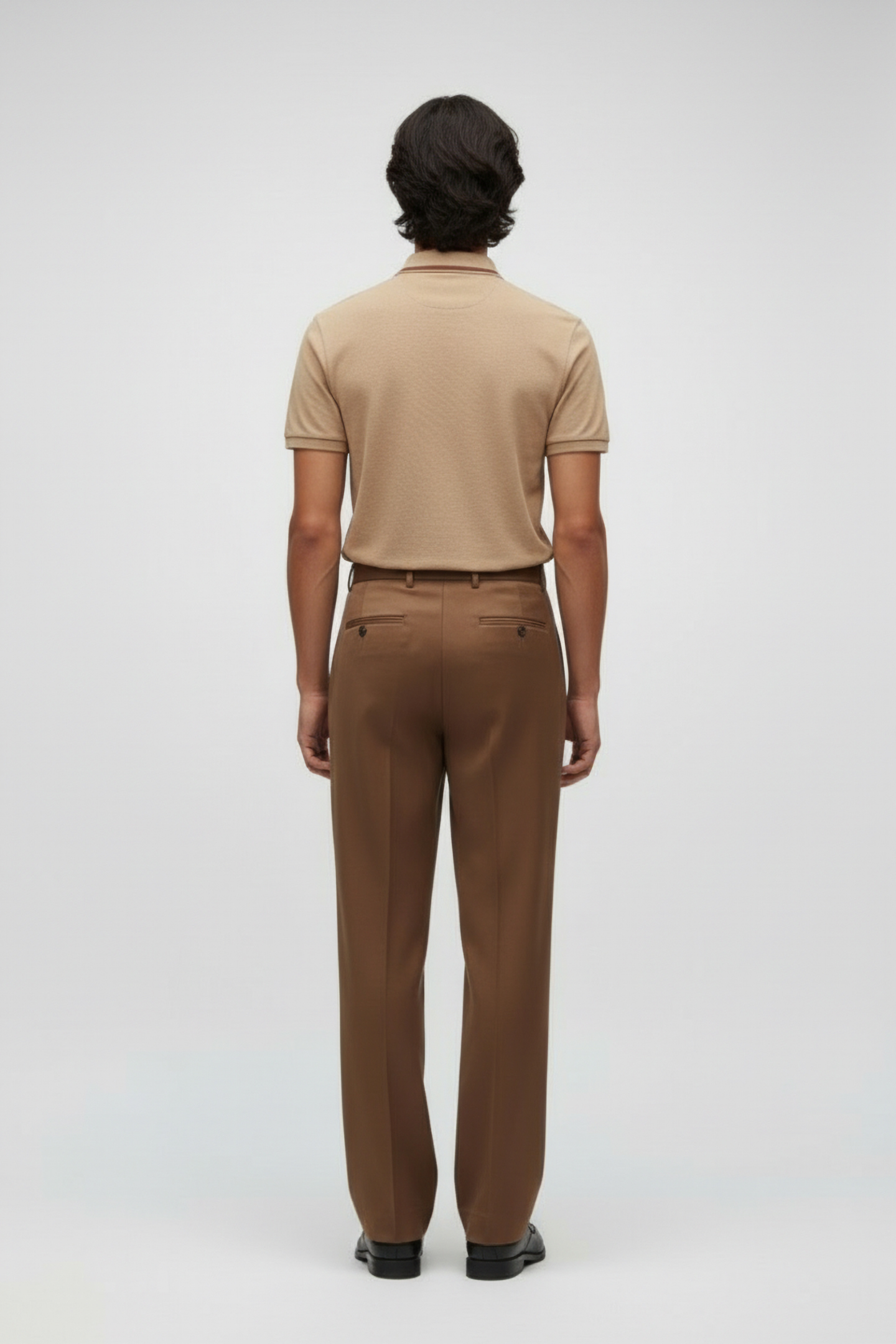 PIQUE SS POLO TAUPE 2