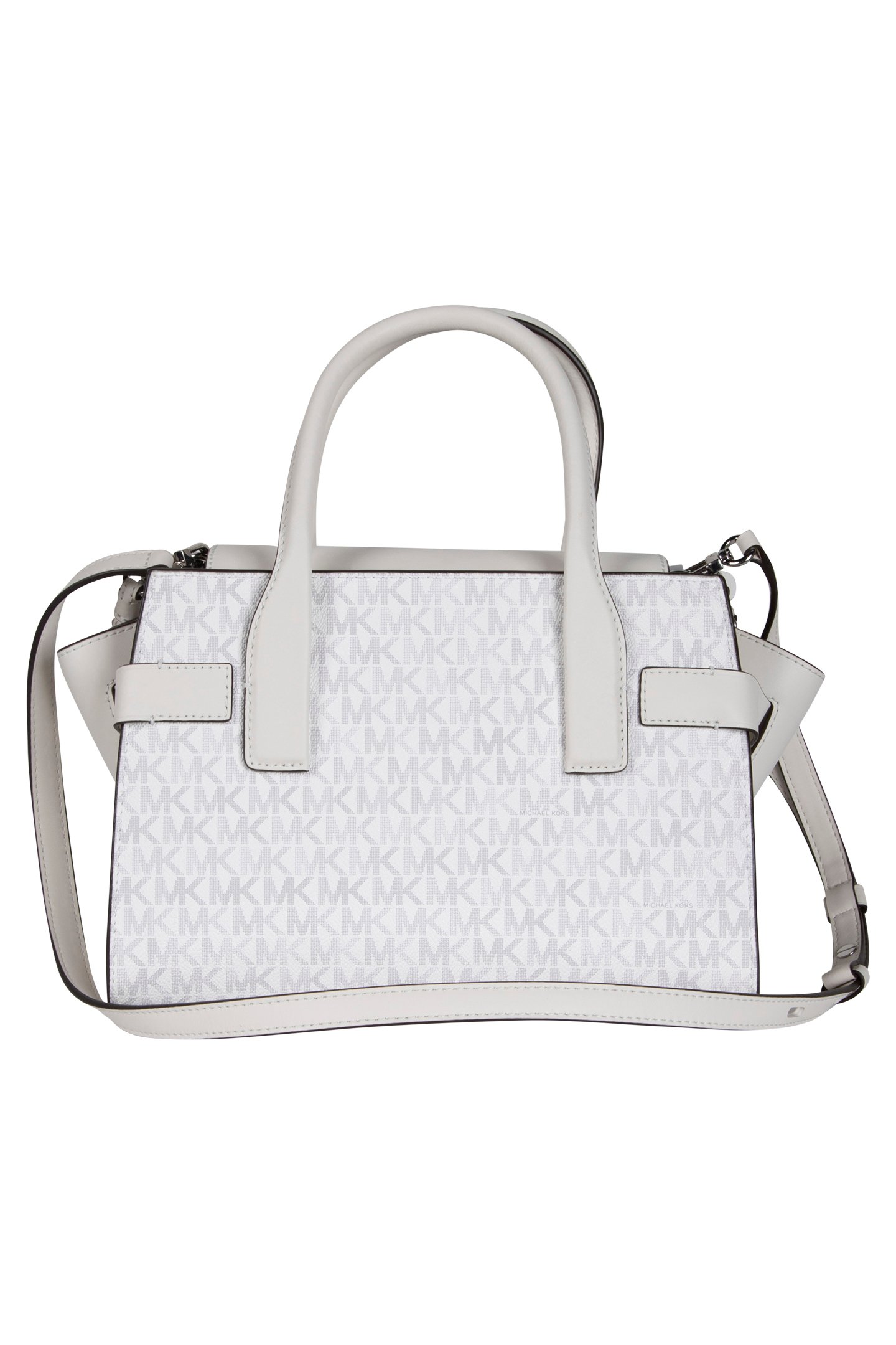 SM FLAP SATCHEL BRIGHT WHT 3
