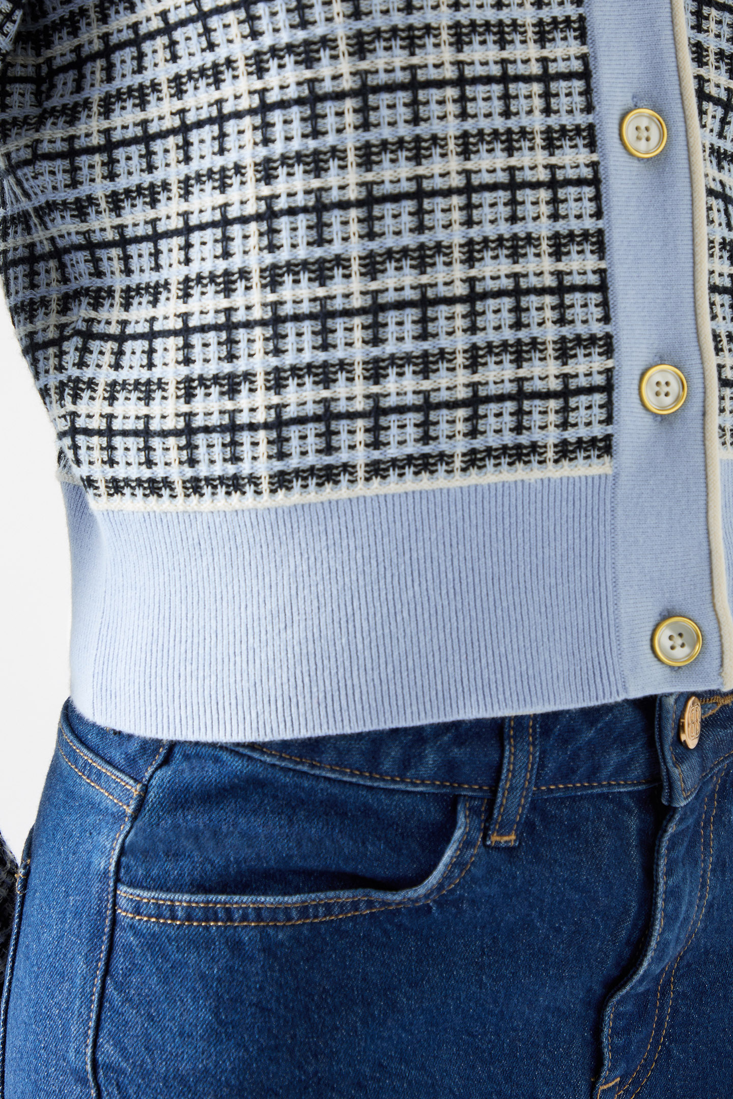 CD HONEY CONTRAST KNIT BLUE 4