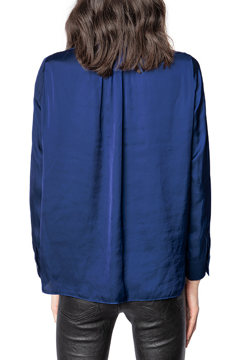 TINK SATIN TUNIQUE BLEU DE CHINE 3