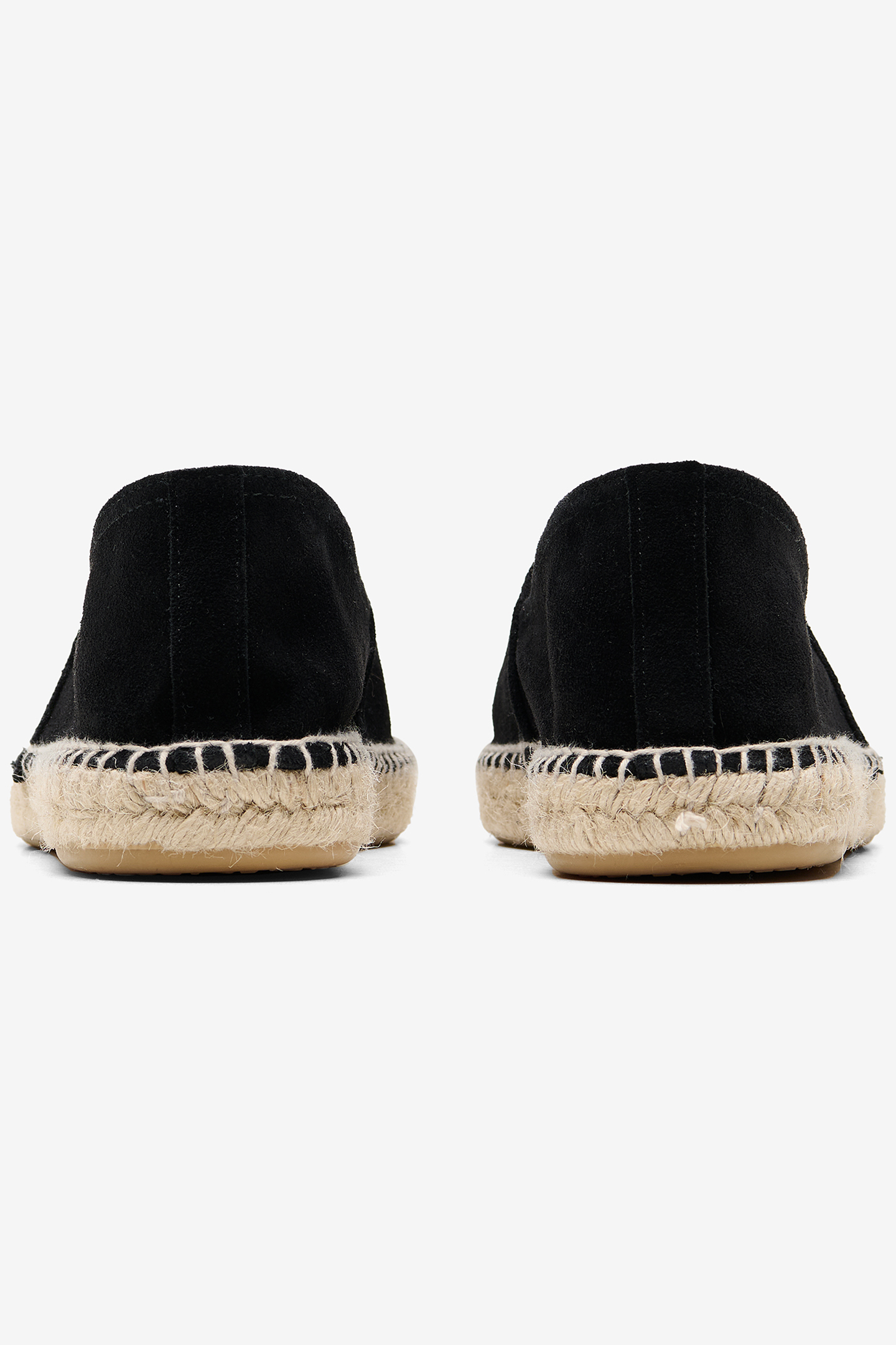 NO LABEL X ABARCA SUEDE CLASSIC ESPADRILLES BLACK 3