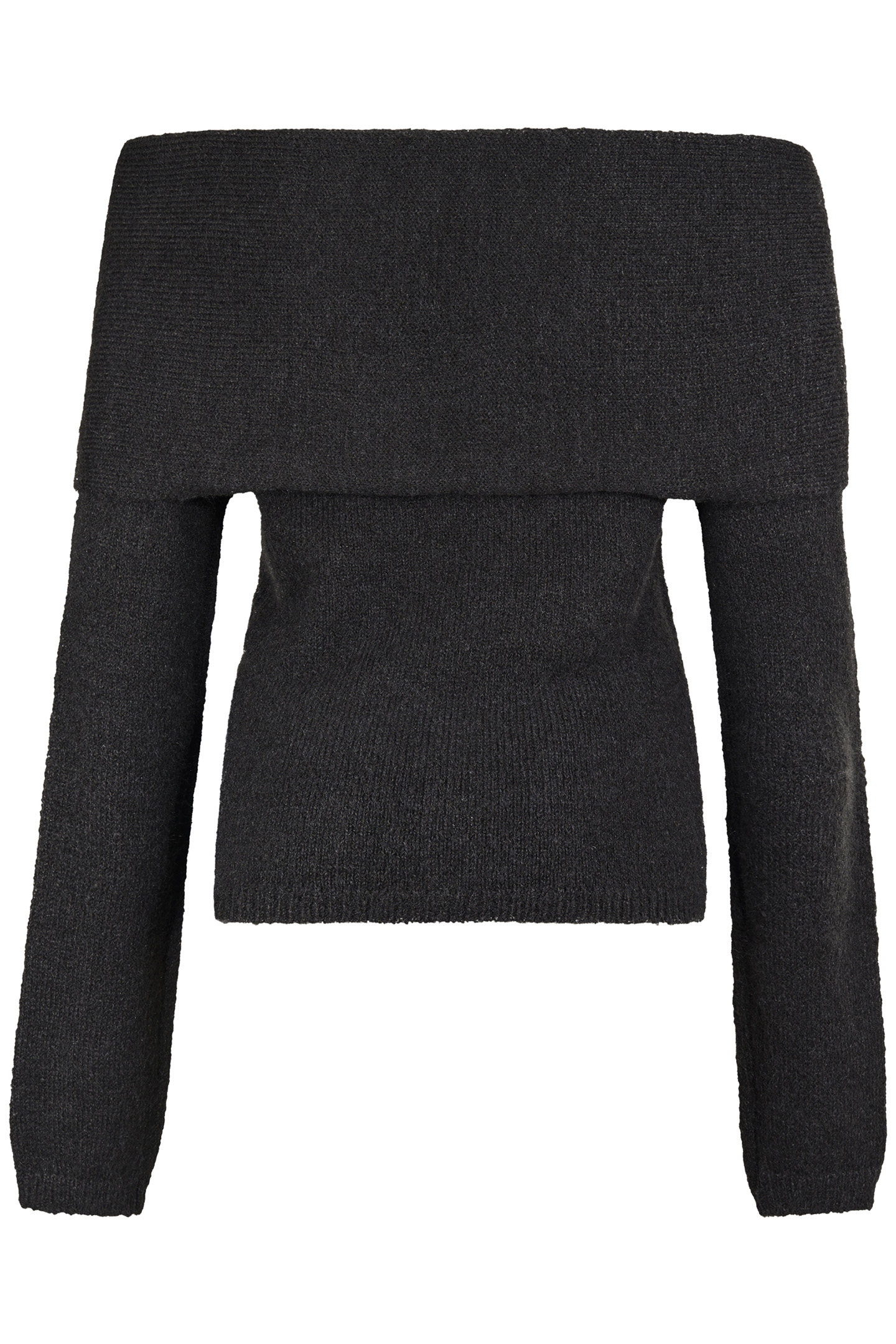 SBSTUDIO OFF SHOULDER KNIT ANTHRACITE 5