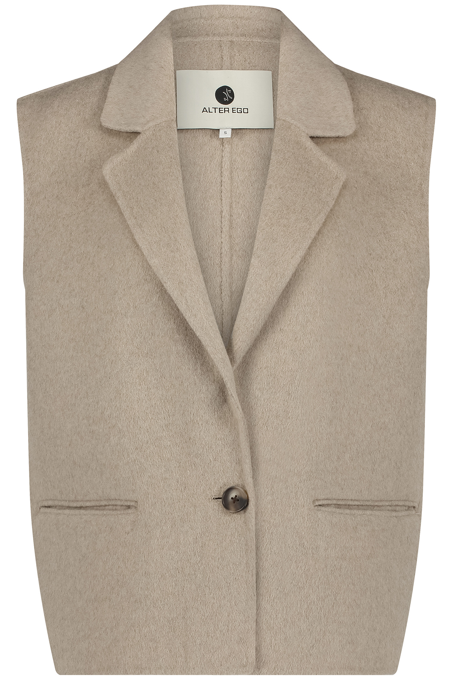 LAURENCE BODYWARMER D BEIGE MELANGE 5