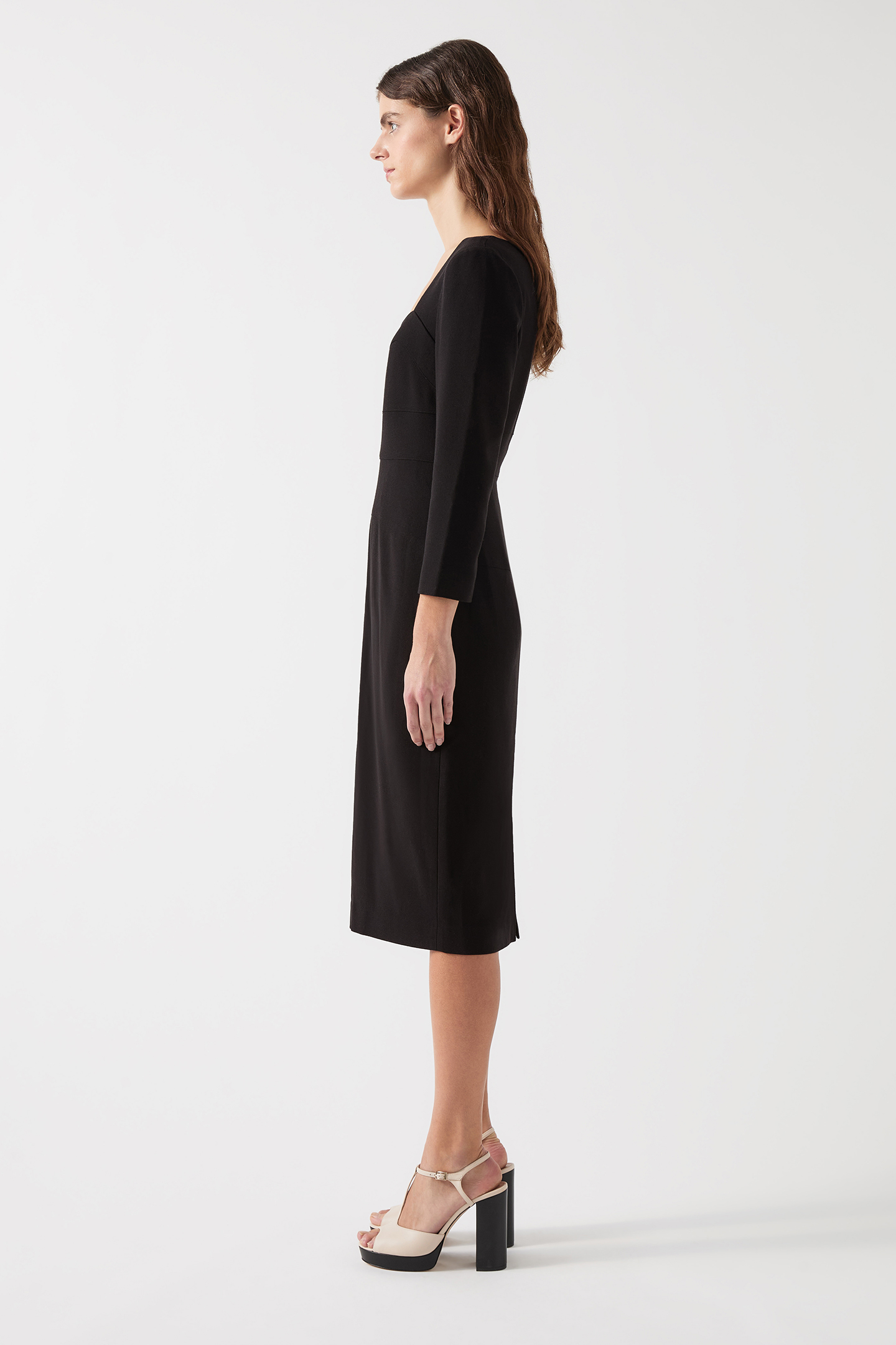 DR ALTYN CREPE DRESS BLACK 4