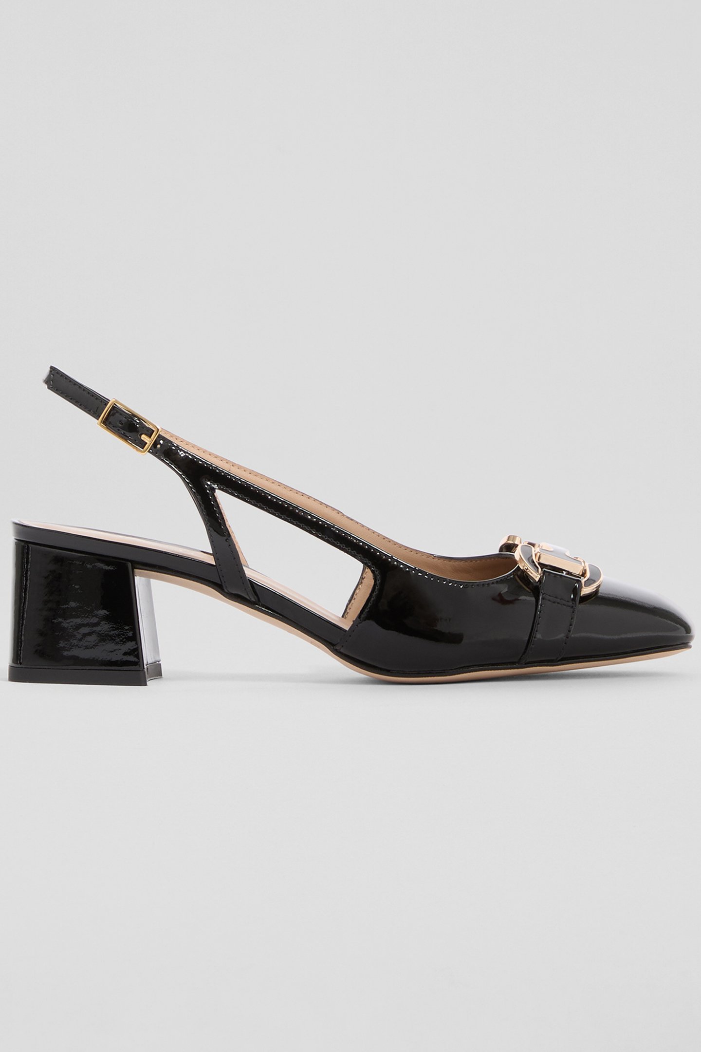 OC CICELY BUCKLE SLINGBAC BLACK by LK Bennett